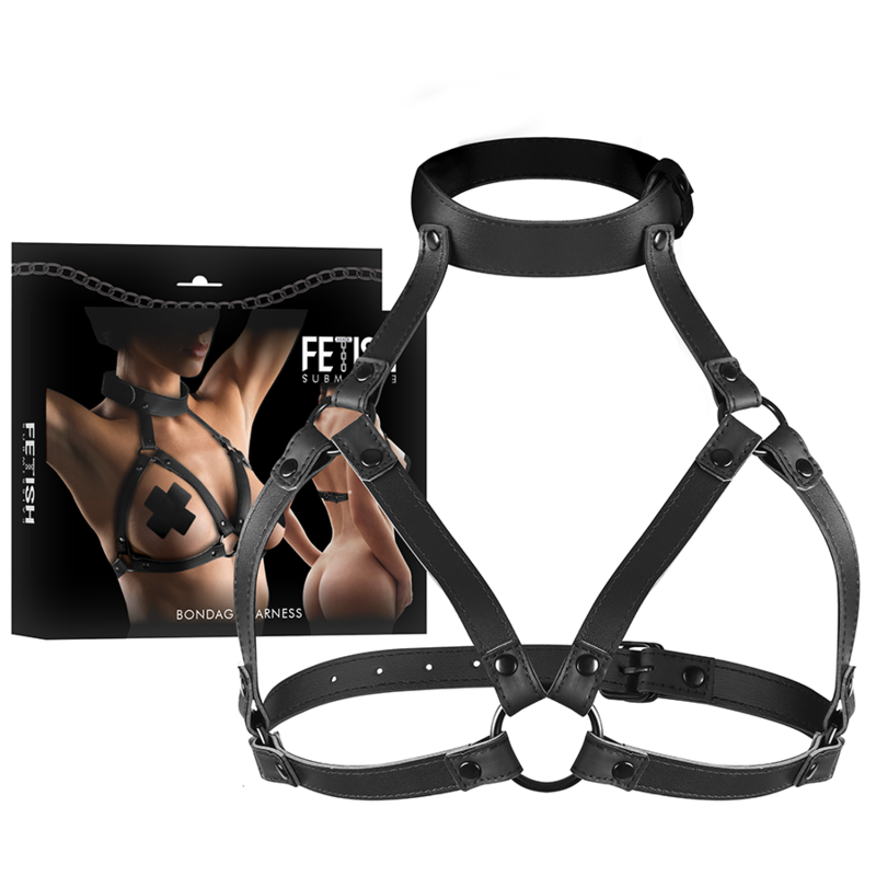 FETISH SUBMISSIVE BONDAGE – IMBRACATURA TORACE REGOLABILE