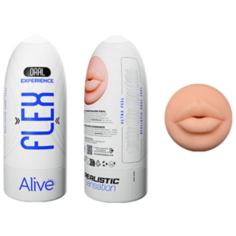 ALIVE – MASTURBADOR MASCHIO FLEX ORALE TAGLIA M