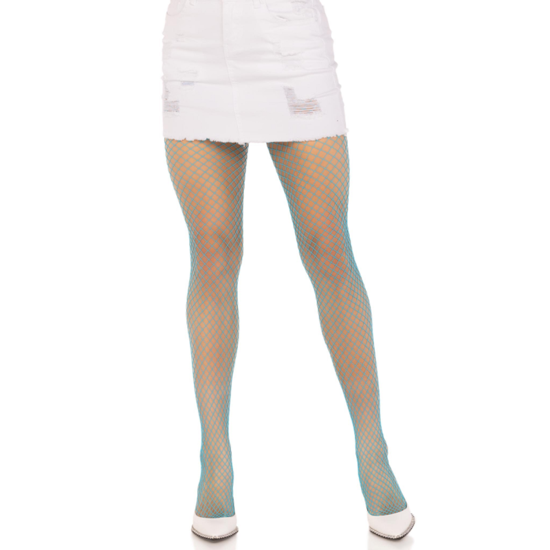 LEG AVENUE – COLLANT A RETE IN LYCRA BLU