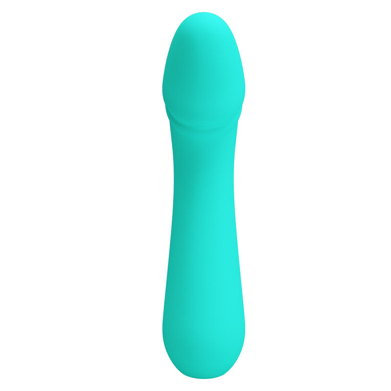 PRETTY LOVE – VIBRATORE RICARICABILE CETUS VERDE ACQUA 4