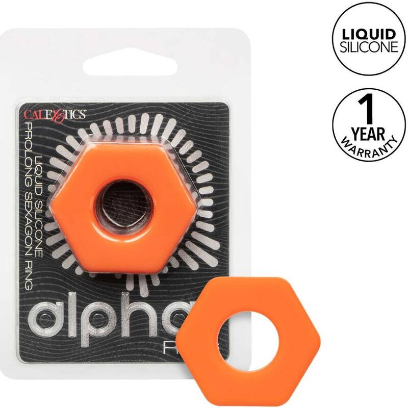 CALEXOTICS – ALPHA ANELLO PROLONG SEXAGON ARANCIONE