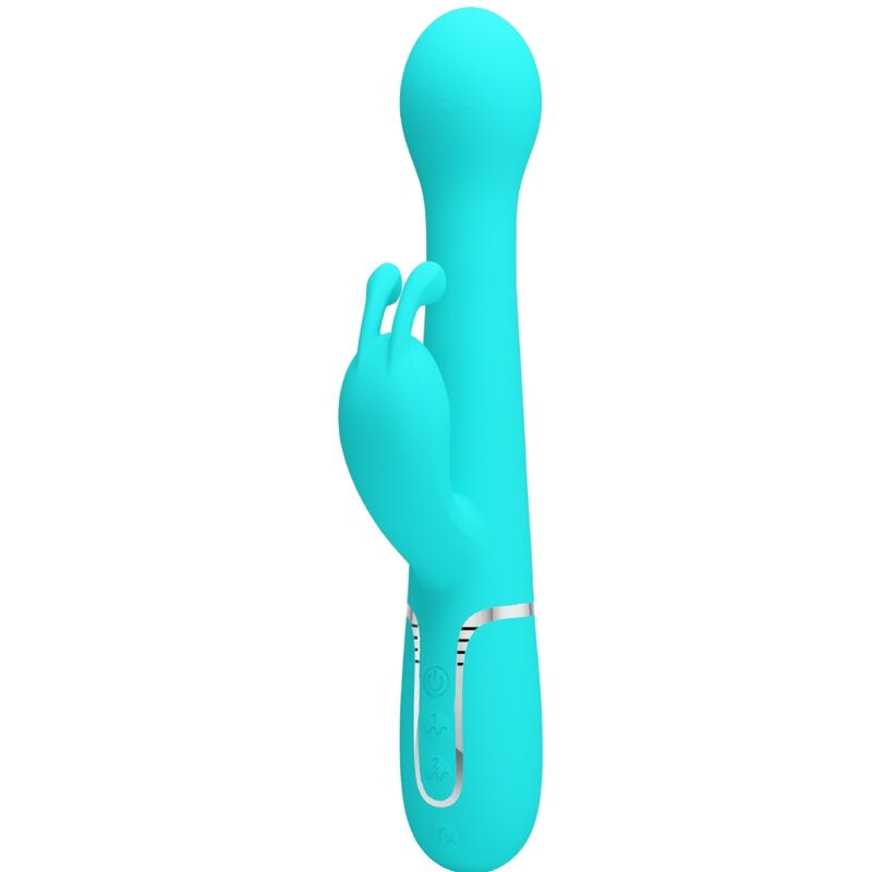 Vibratore Rabbit Pretty Love Dejon 3 In 1 Verde Acqua