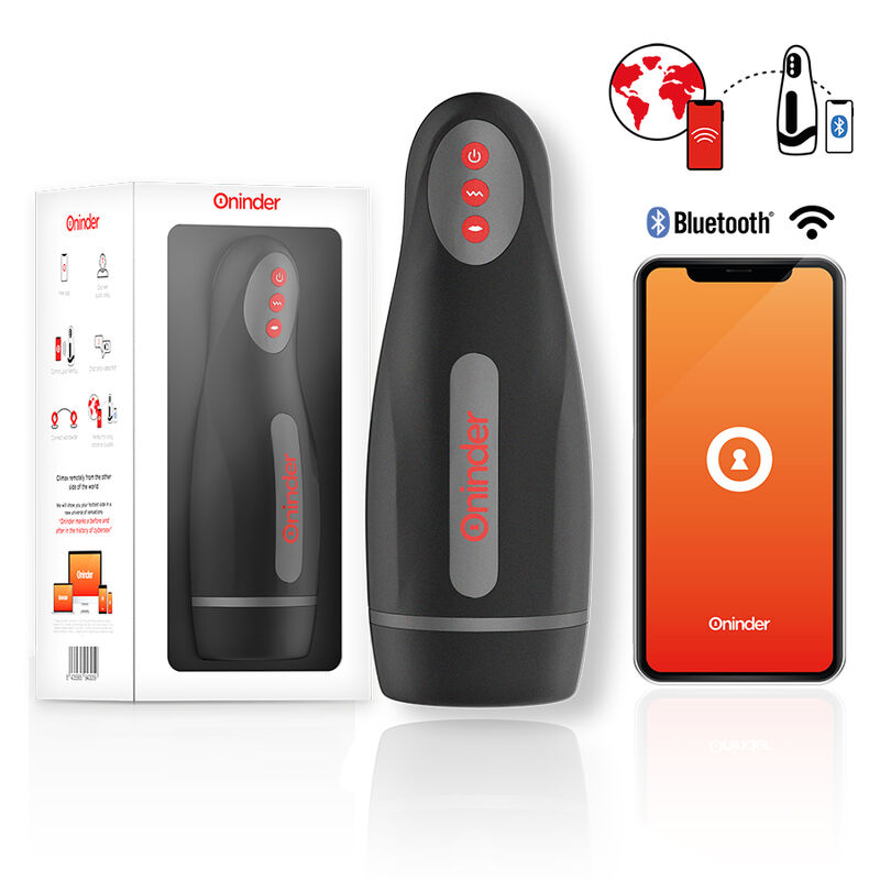ONINDER – SEOUL MASTURBATORE MASCHILE RICARICABILE 10 VELOCITÀ – APP GRATUITA