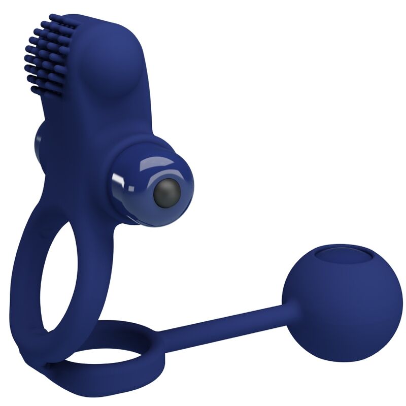 PRETTY LOVE – REMINGTON DOPPIO ANELLO VIBRANTE CON SPINA BLU