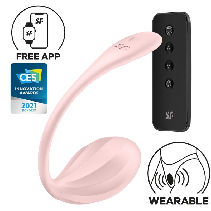 SATISFYER – RIBBED PETAL STIMOLATORE CON TELECOMANDO G POINT ROSE APP FREE 6