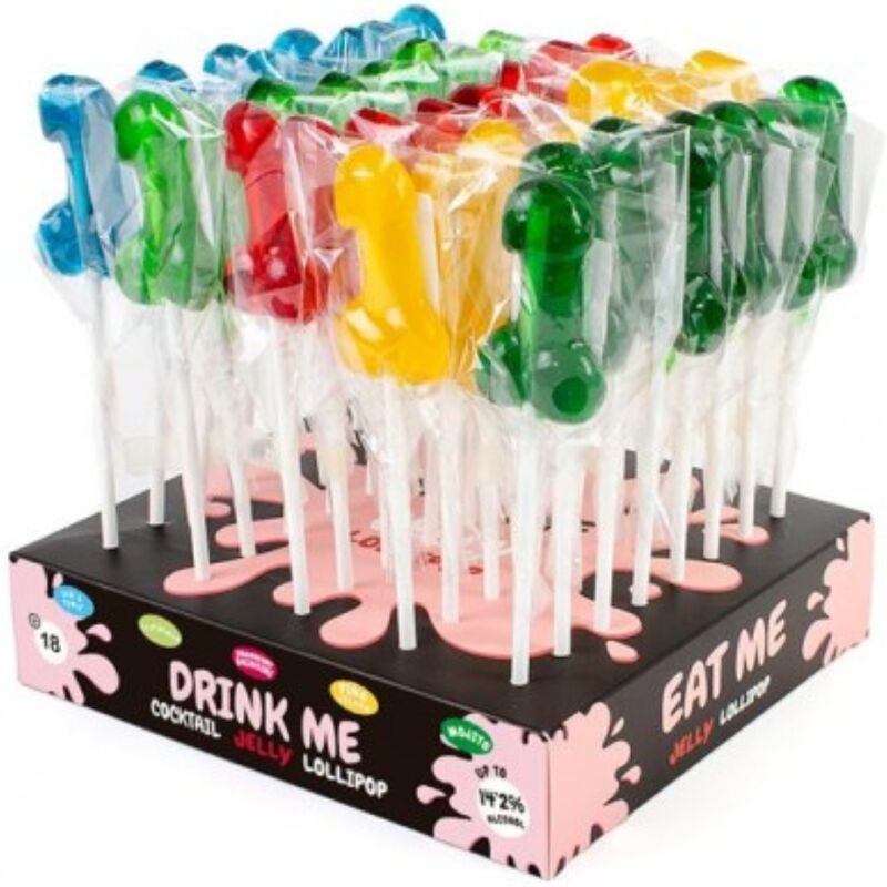 SECRETPLAY – ASSORTIMENTO ESPOSITIVO LECCA LECCA AL PENE CON ALCOOL 40 UNITÀ