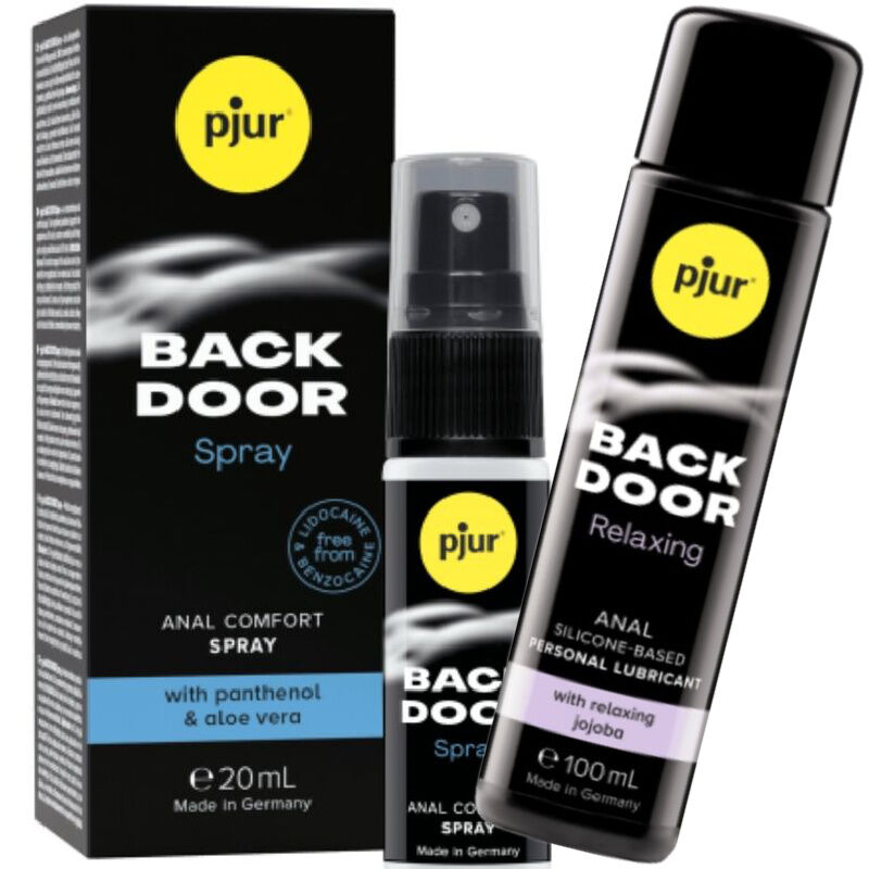 PJUR – BACK DOOR SET DI LUBRIFICANTE ANALE E SPRAY