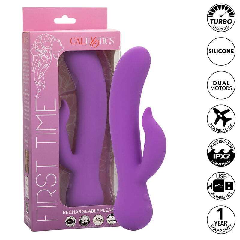 CALEXOTICS – FIRST TIME VIBRATORE PLEASER RICARICABILE VIOLA
