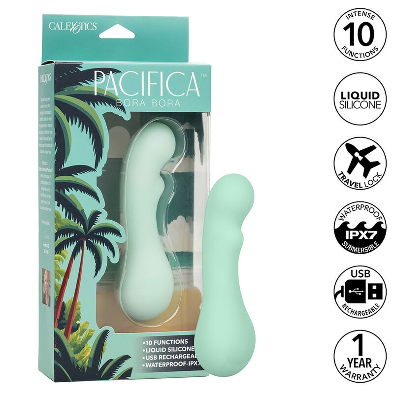 CALEXOTICS – PACIFICA BORA BORA STIMOLATORE PUNTO G 10 VIBRAZIONI AQUA