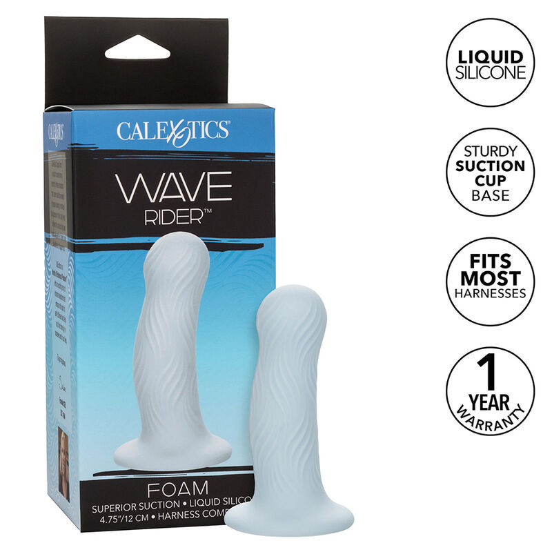 CALEXOTICS – WAVE RIDER FOAM ANAL PLUG BLU