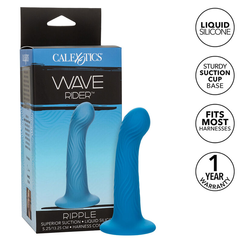 CALEXOTICS – WAVE RIDER RIPPLE ANAL PLUG BLU