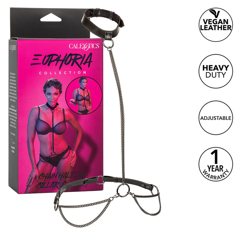 CALEXOTICS – EUPHORIA COLLARE A CATENA E GUINZAGLIO
