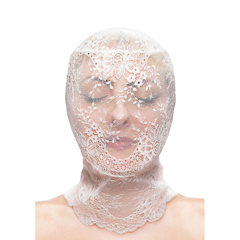 NS NOVELTIES – FETISH  FASHION CAPPUCCIO IN PIZZO BIANCO