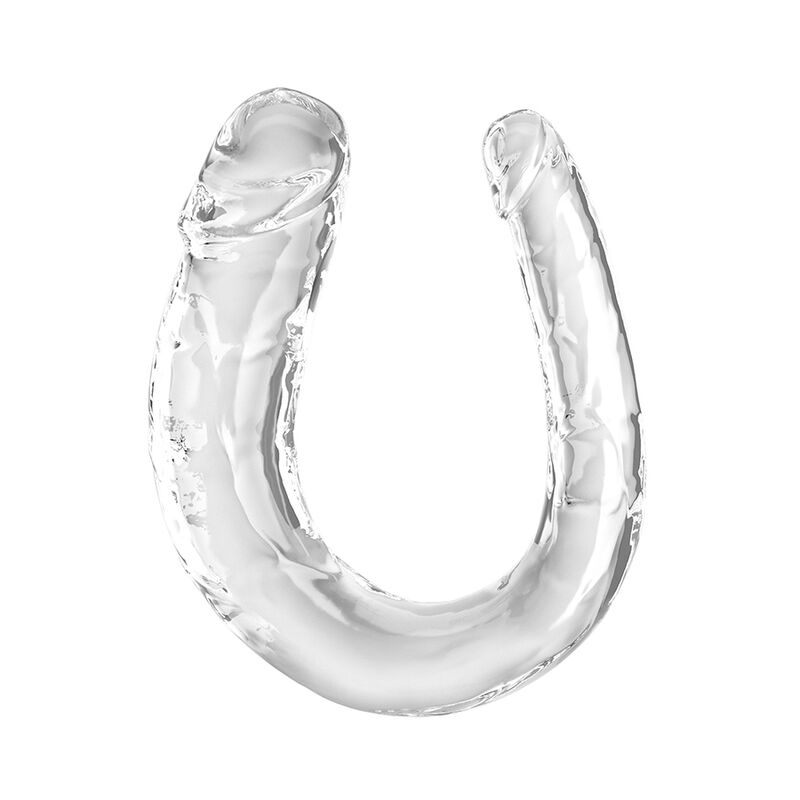 KING COCK – DOUBLE TROUBLE DOPPIO DILDO 33 CM TRASPARENTE