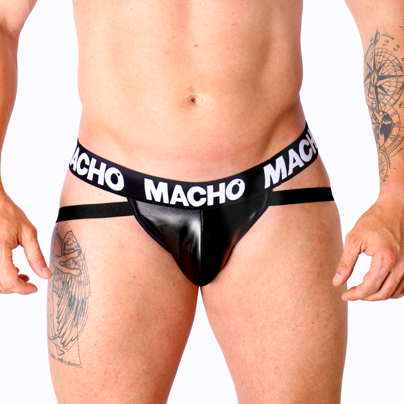 MACHO – MX25NC JOCK NERO PELLE S