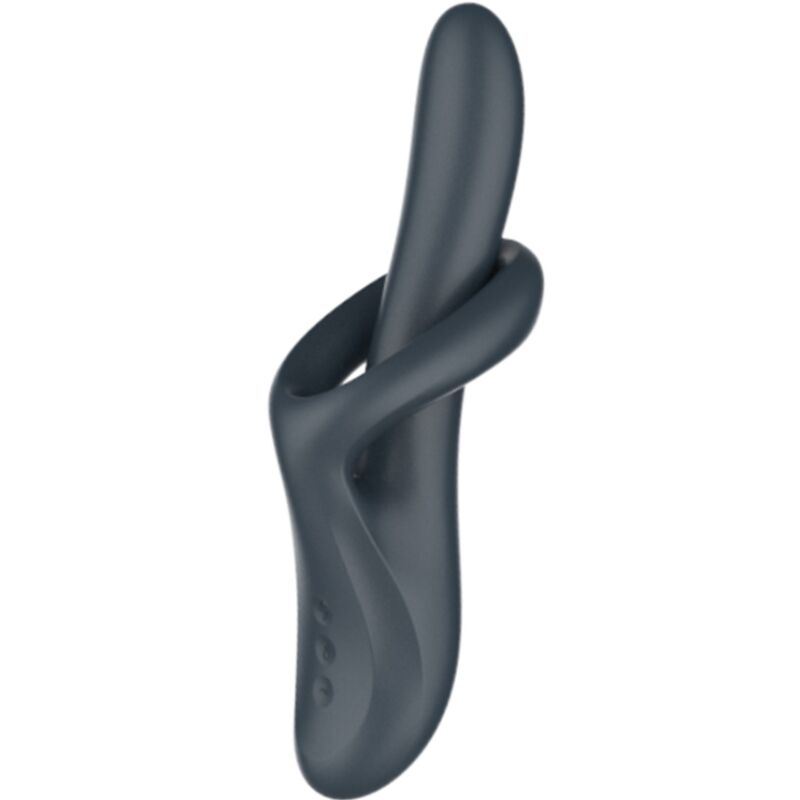 SATISFYER – HEAT FLEX 4 VIBRATORE EFFETTO CALORE 12 VIBRAZIONI GRIGIO