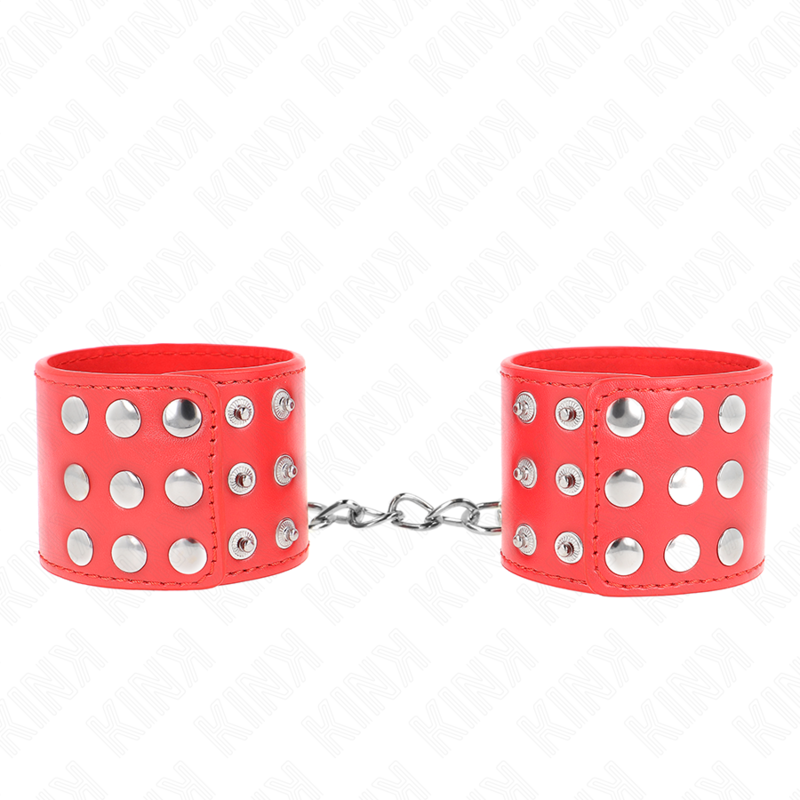 KINK – RESISTENZA DA POLSO CON CHIUSURA A SCATTO ROSSO REGOLABILE 19-24 CM X 5,5 CM
