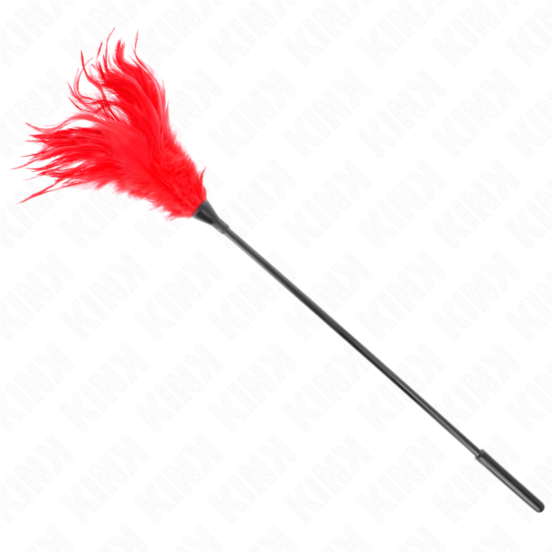 KINK – PIUME MULTIPLE ROSSE TICKLE 45 CM
