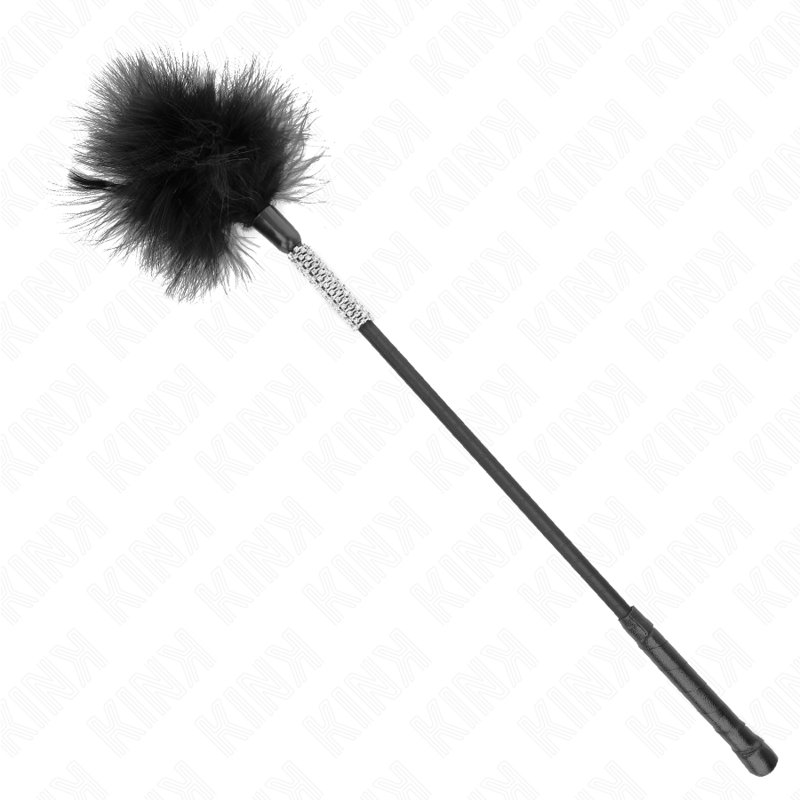 KINK – PIUME TICKLE CON MANICO STRASS 50 CM