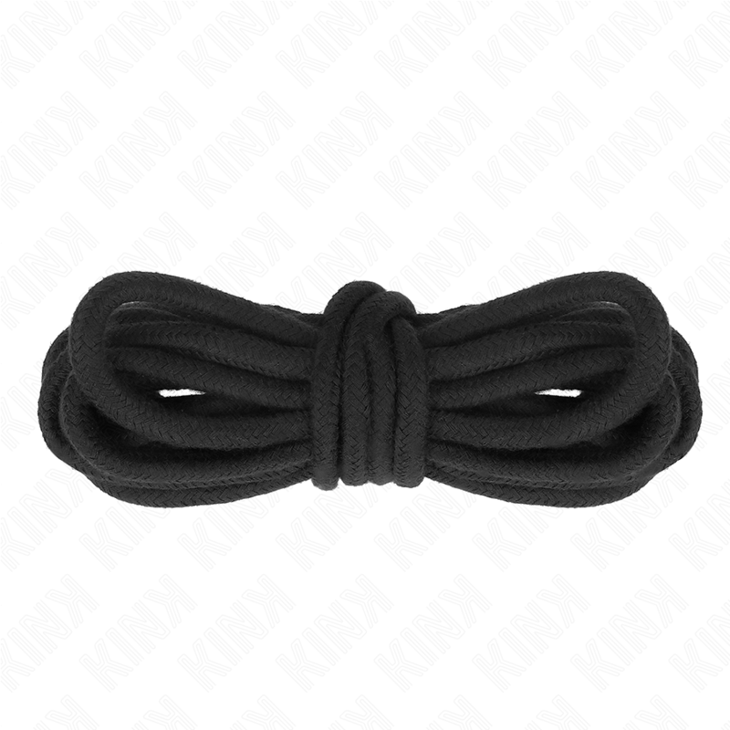 KINK – CORDA IN COTONE 10 METRI NERA
