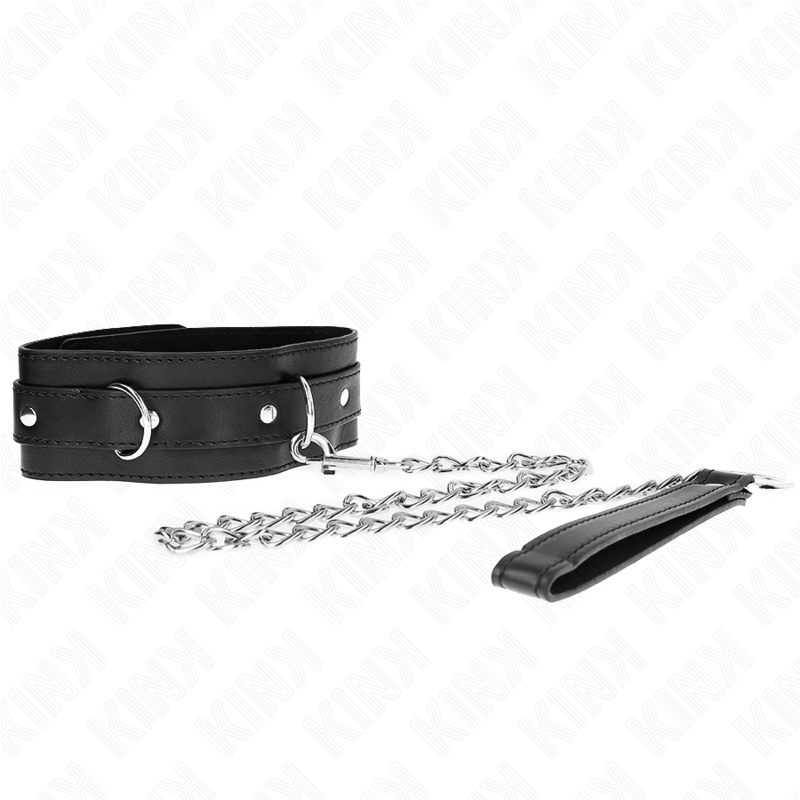 KINK – COLLARE CON CINTURA 65 CM CON CINTURINO NERO 54 X 4,5 CM