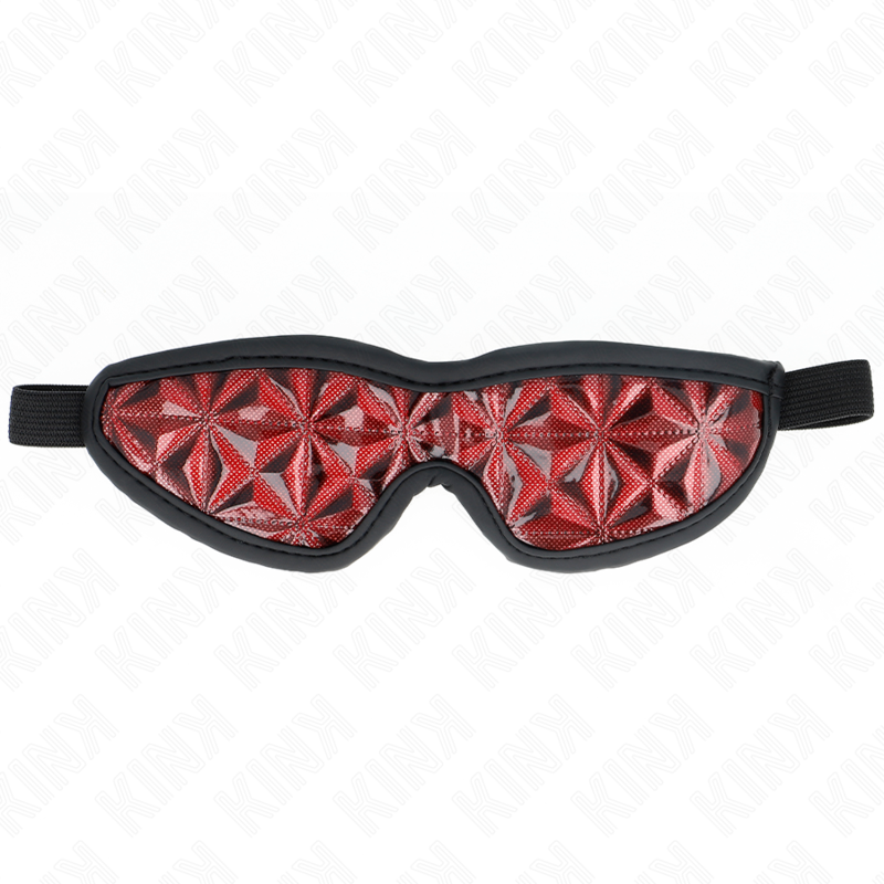 KINK – FASCIA CON MOTIVO A DIAMANTI ROSSI 20,5 x 6 CM