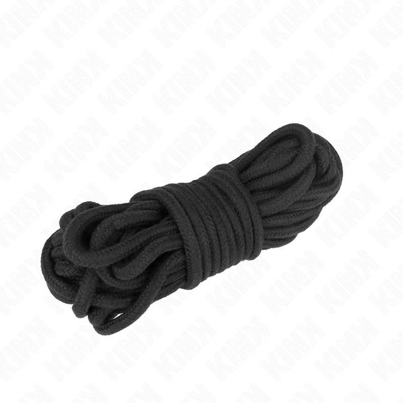 KINK – CORDA IN COTONE 5 METRI NERA