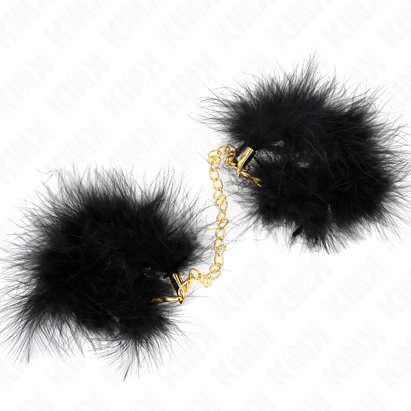 KINK – POLSINI IN PIUMA CON CATENA IN ORO MODELLO 0