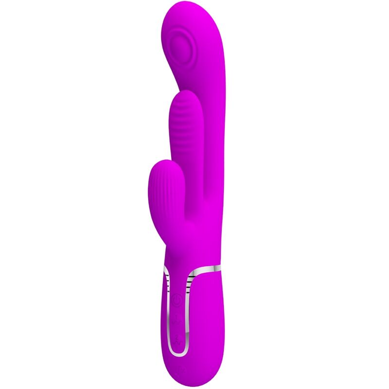 PRETTY LOVE – SHANIA VIBRATORE TRIPLO CONIGLIO MULTIFUNZIONE ROSA
