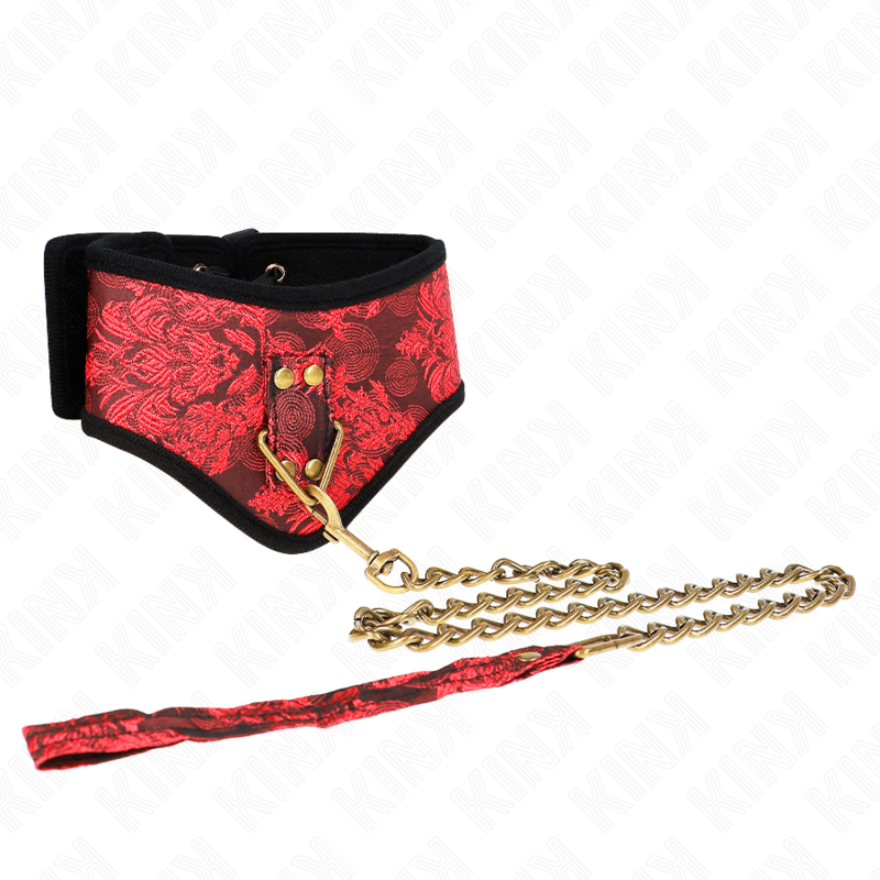 KINK – COLLANA MODELLO SCANDALO CON CINTURINO IN PIZZO 75 CM 44 X 10 CM