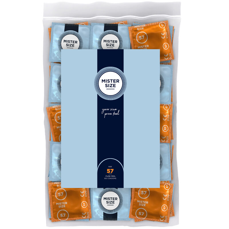 MISTER SIZE – PRESERVATIVO TAGLIA L 57 MM (100 UNITÀ)