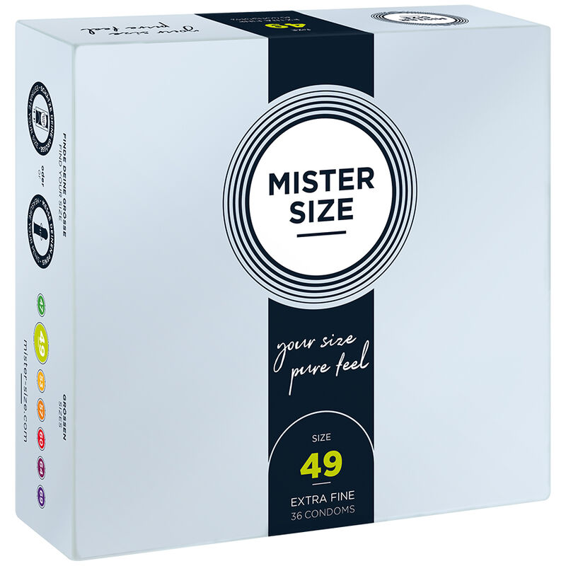 MISTER SIZE – PRESERVATIVO TAGLIA S 49 MM (36 UNITÀ)