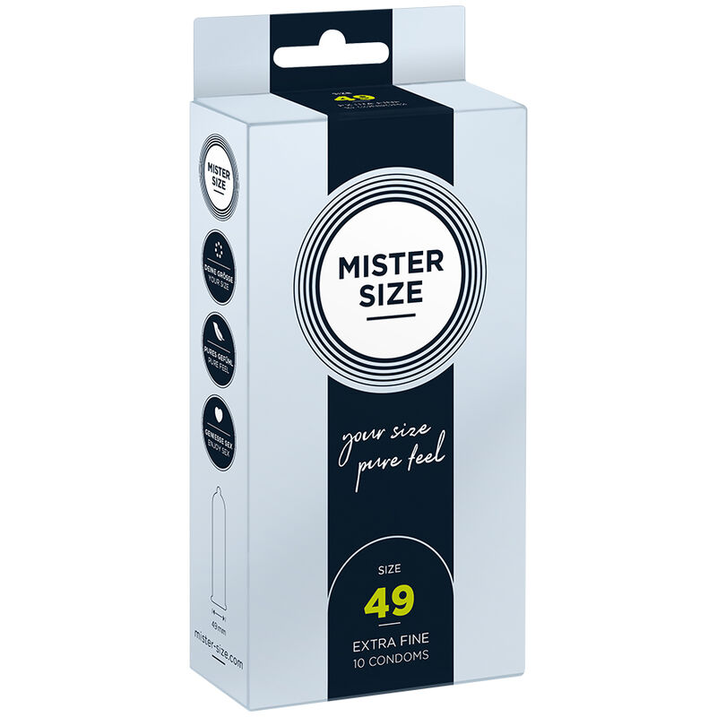 MISTER SIZE – PRESERVATIVO TAGLIA S 49 MM (10 UNITÀ)