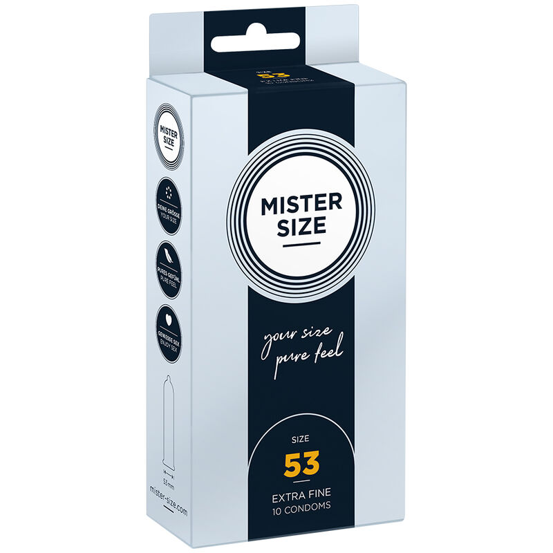 MISTER SIZE – PRESERVATIVO TAGLIA M 53 MM (10 UNITÀ)