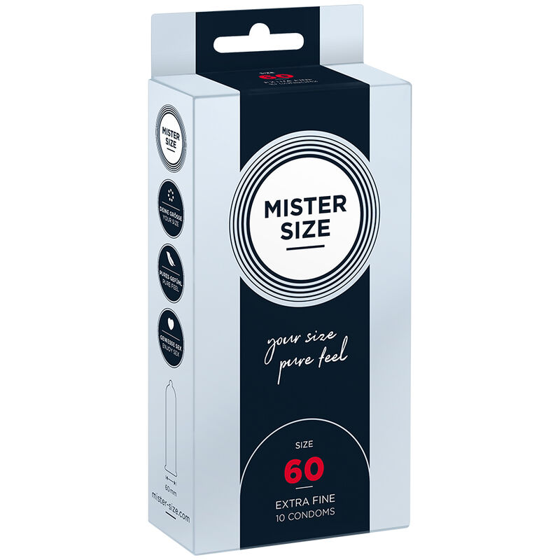 MISTER SIZE – PRESERVATIVO TAGLIA XL 60 MM (10 UNITÀ)