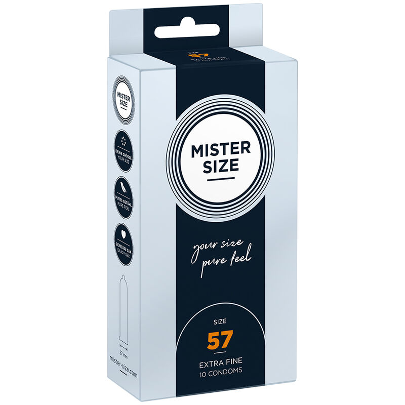 MISTER SIZE – PRESERVATIVO TAGLIA L 57 MM (10 UNITÀ)
