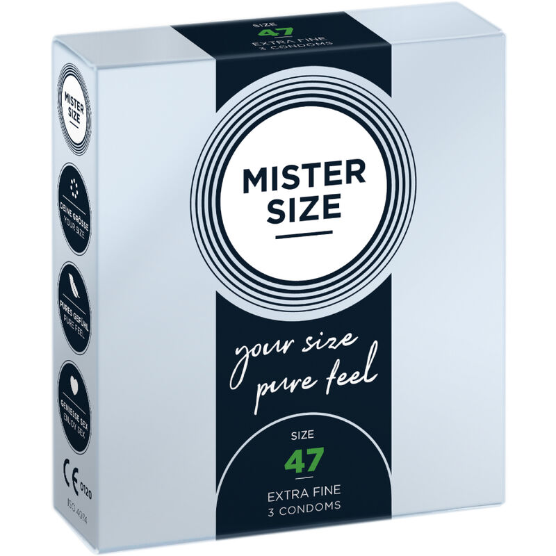 MISTER SIZE – PRESERVATIVI TAGLIA XS 47 MM (3 UNITÀ)