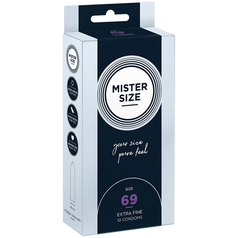 MISTER SIZE – PRESERVATIVI TAGLIA XXXL 69 MM (10 UNITÀ)