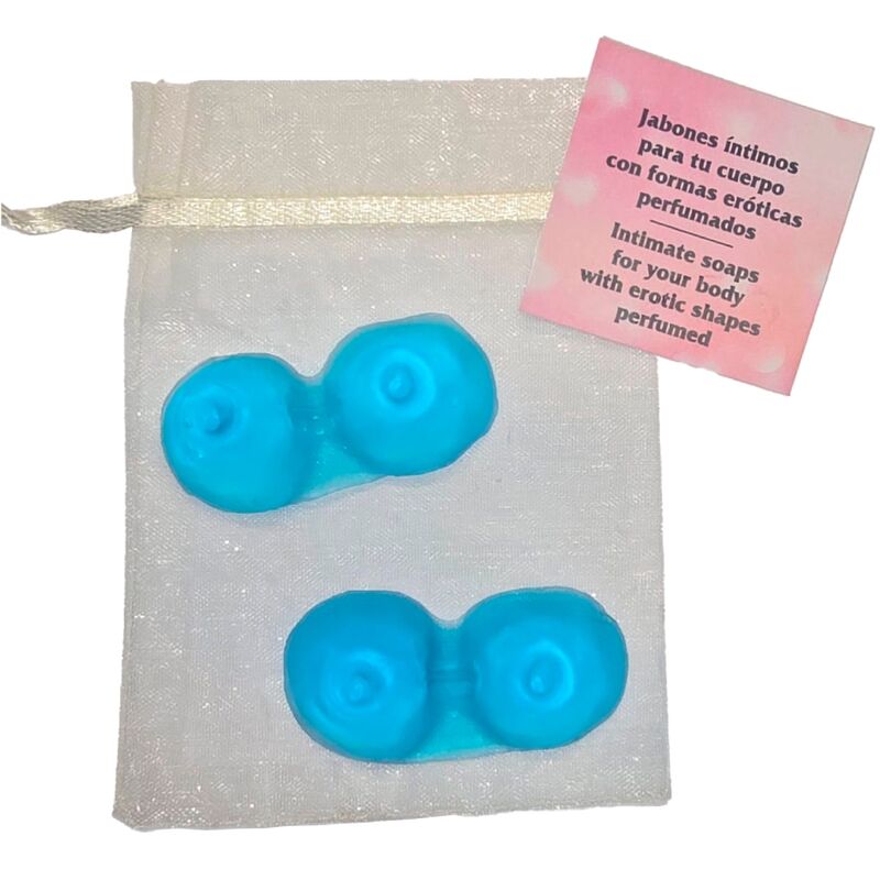 DIABLO PICANTE – SAPONI PROFUMATI A FORMA DI 2 SENI BLU