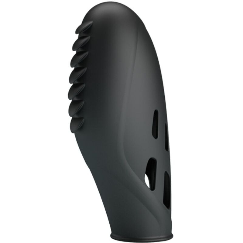 PRETTY LOVE – VIBRATORE DA DITO IN SILICONE GILO NERO