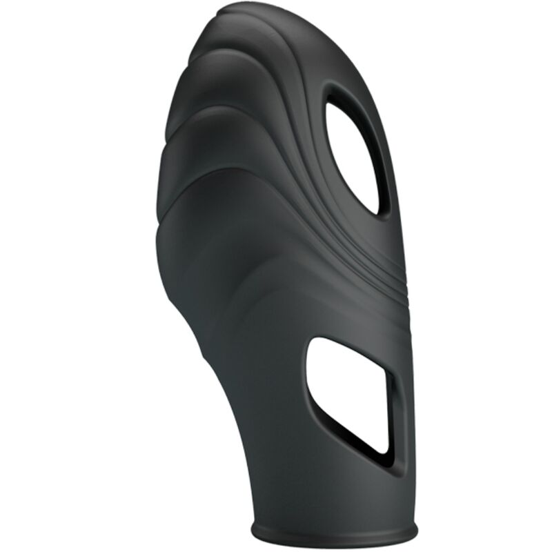 PRETTY LOVE – VIBRATORE DA DITA IN SILICONE LICH NERO