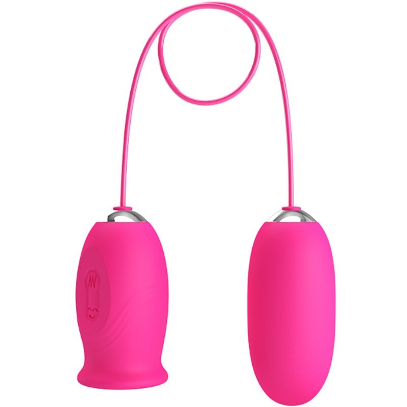 PRETTY LOVE – Ovulo vibrante a forma di margherita + lingua stimolante per il clitoride ROSA