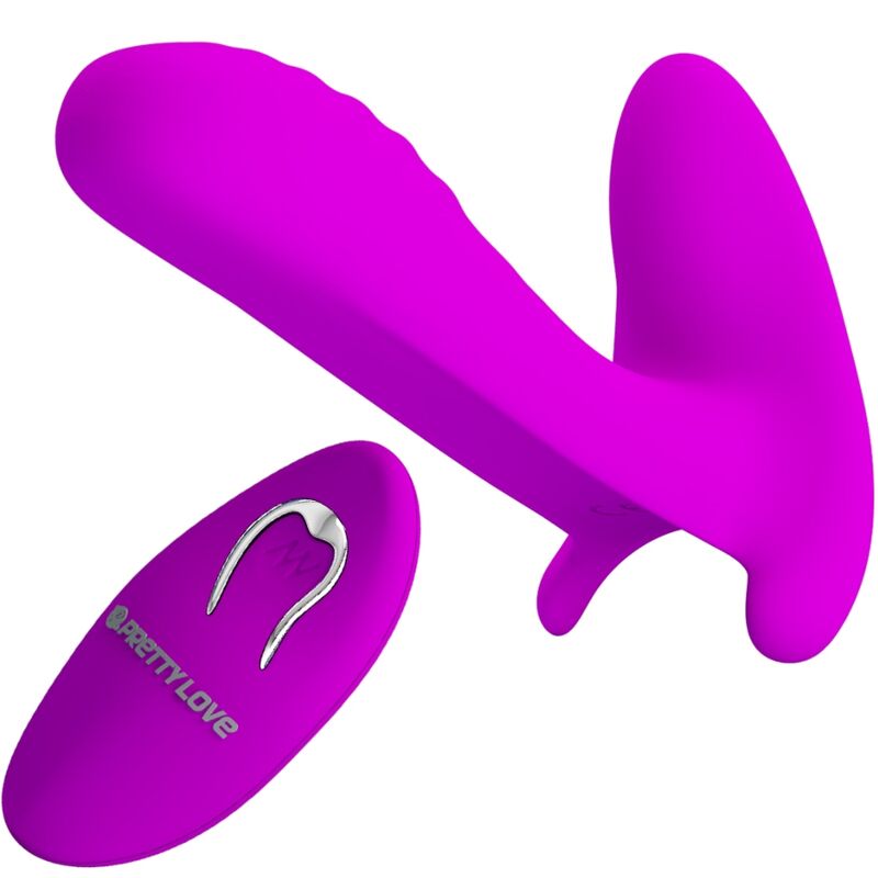 PRETTY LOVE – MASSAGGIATORE E VIBRATORE 12 VIBRAZIONI TELECOMANDO VIOLA