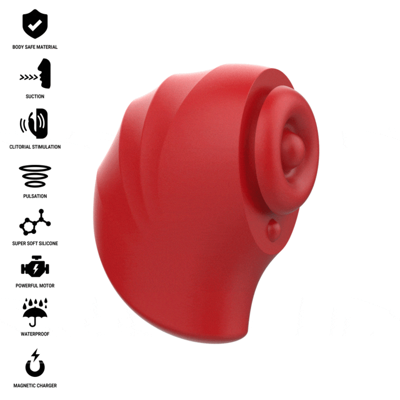 Stimolatore Clitorideo Intense Donnie Rosso/Verde
