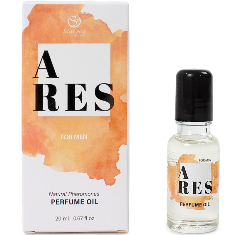 SECRETPLAY – ARES PROFUMO NATURALE FEROMONI IN OLIO PER UOMO 20 ML
