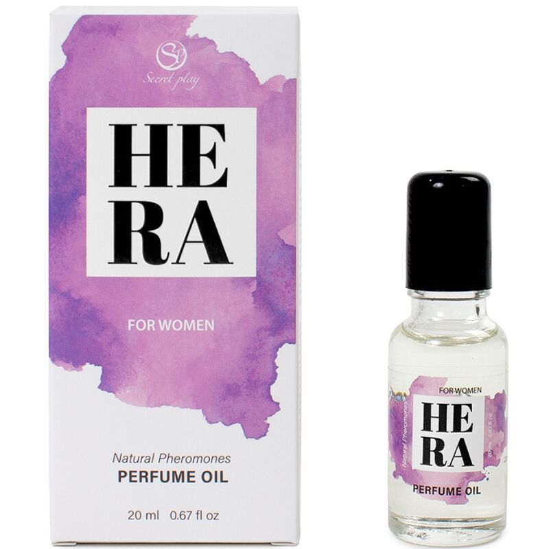 SECRETPLAY – HERA PROFUMO NATURALE FEROMONI IN OLIO PER DONNA 20 ML