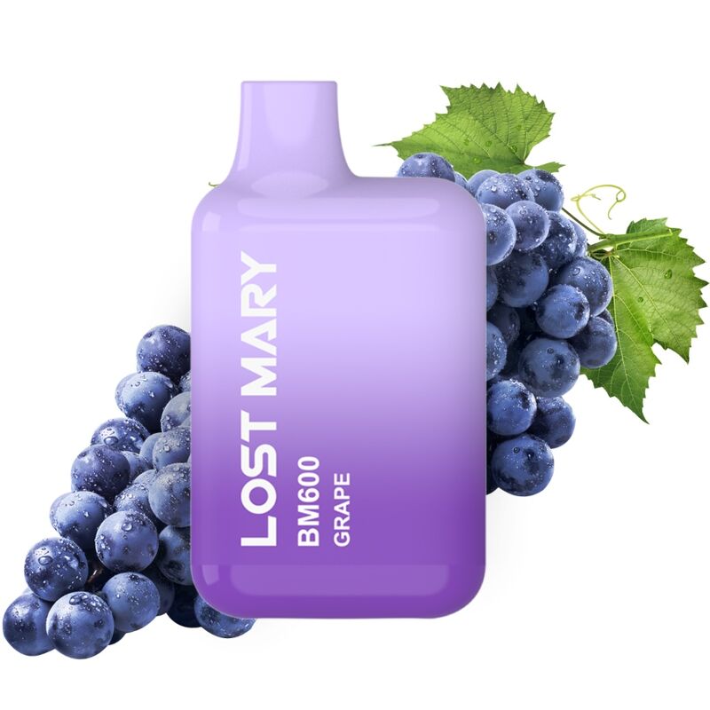 LOST MARY – BM600 NICOTINA VAPER 2% MONOUSO UVA