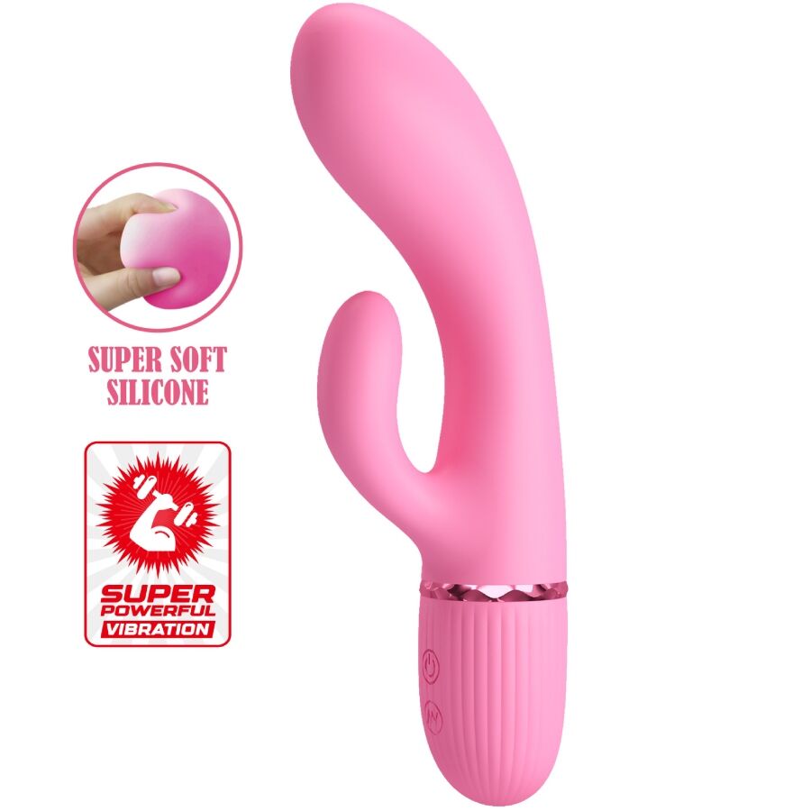 PRETTY LOVE – VIBRATORE CONIGLIO MARSKI E PUNTO G ROSA