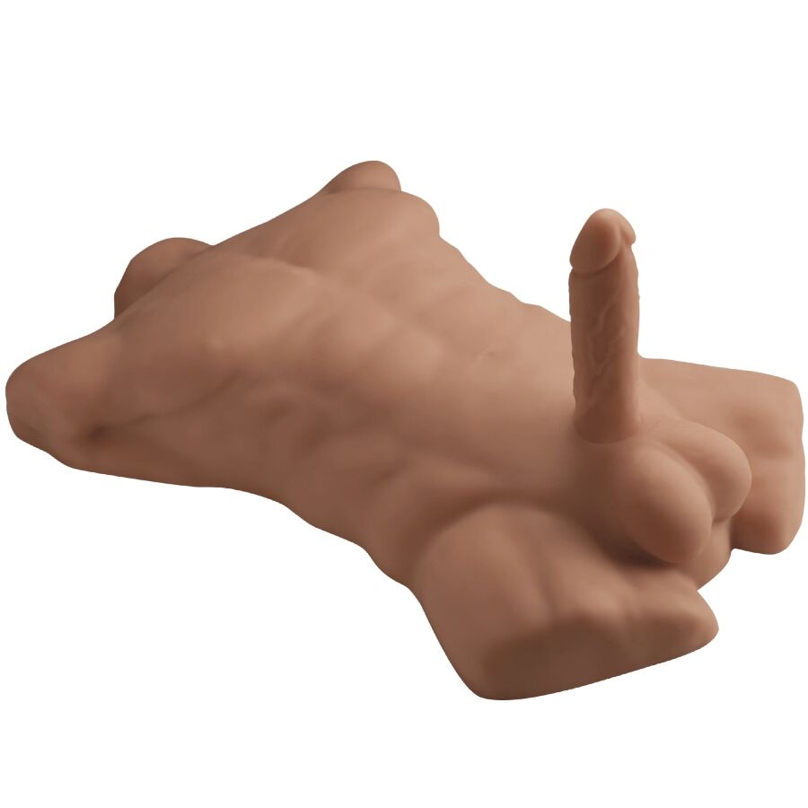 SILEXD – APOLLO L TORSO MASCHILE REALISTICO CARAMELLO