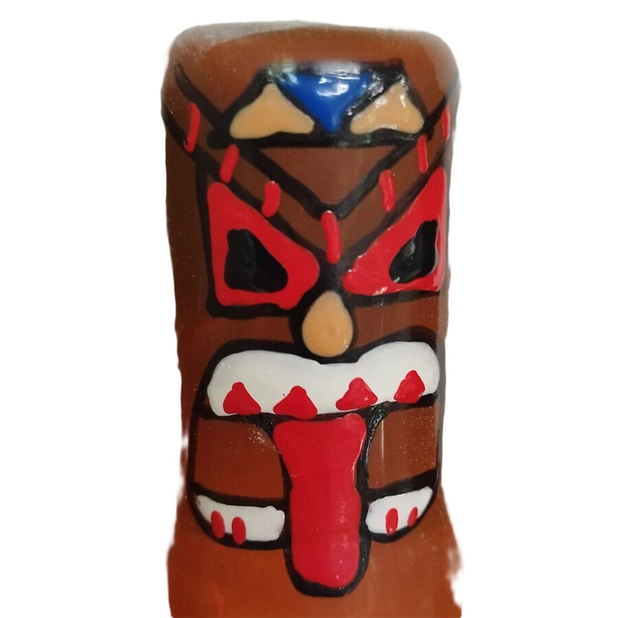 Preservativi Dipinti A Mano Condomerie Tiki Totem-01